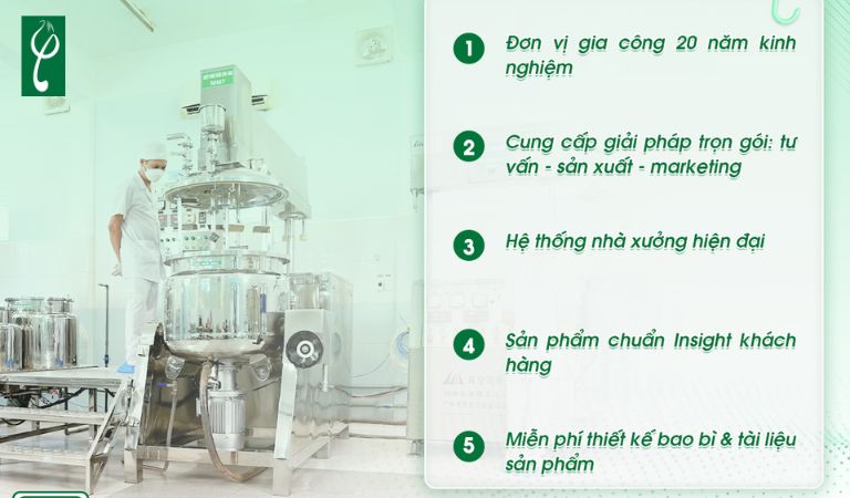 Nam dược Hải Long gia công dầu gội đầu gừng trọn gói