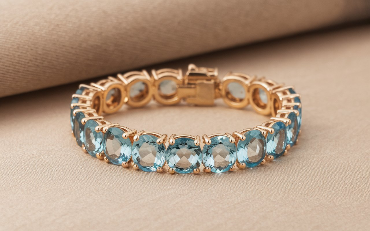 Fred Made in Italy Aquamarine Bracelet