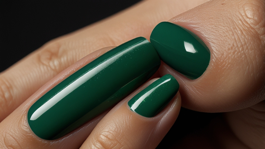 Green Nail Polish
