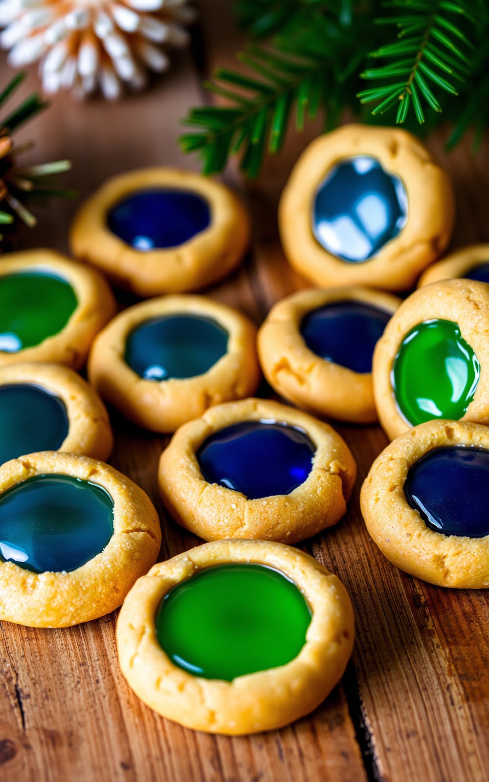 Stained Glass Christmas Cookies