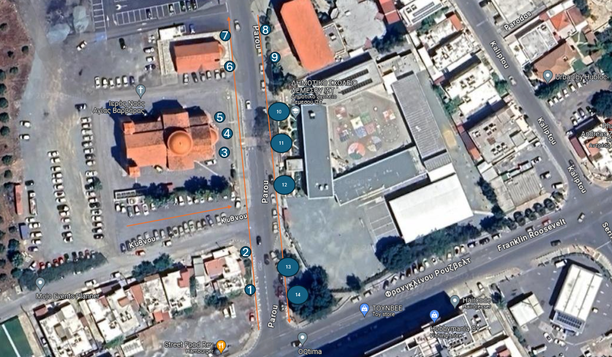 An aerial view of a city

Description automatically generated