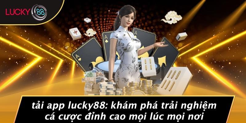 Tải App Lucky88: Khám Phá Trải Nghiệm Cá Cược Đỉnh Cao Mọi Lúc Mọi Nơi