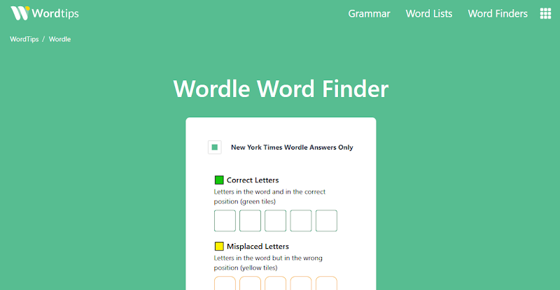 Wordle Word Finder