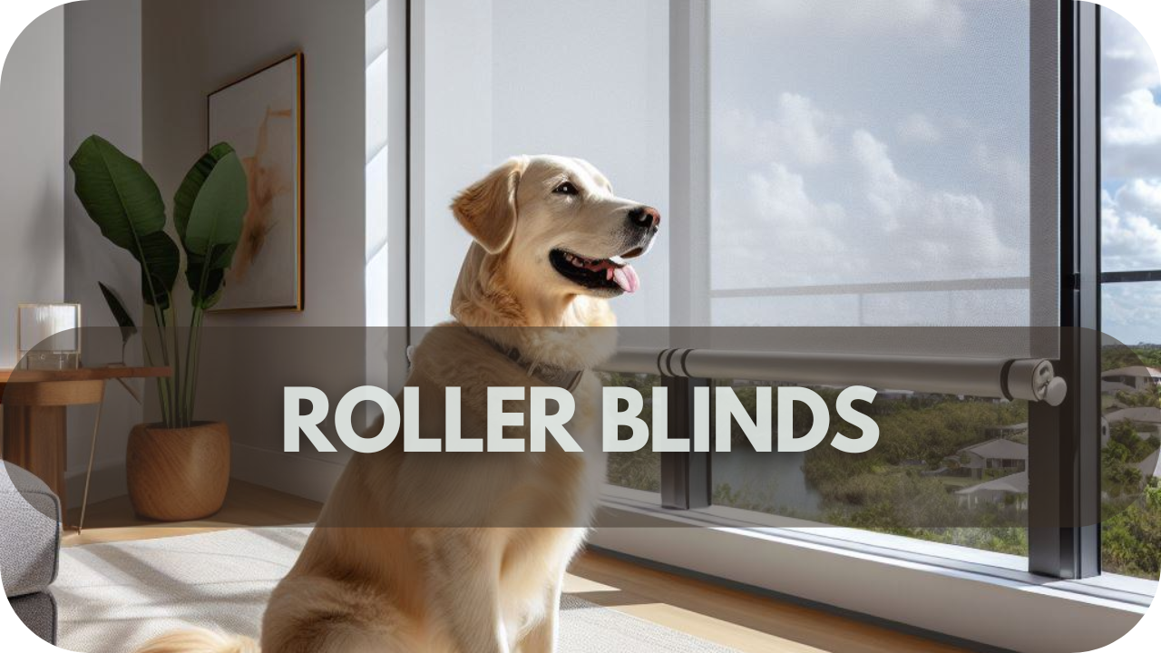 Pet-friendly roller blinds for scratch-resistant style