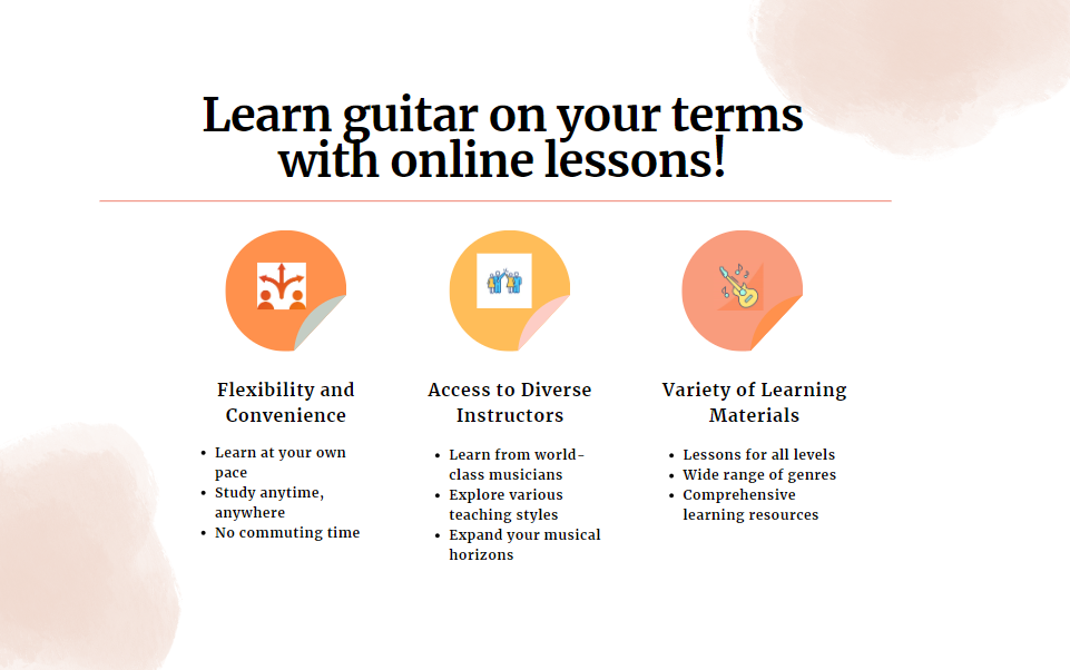 Benefits of Online Guitar Lessons