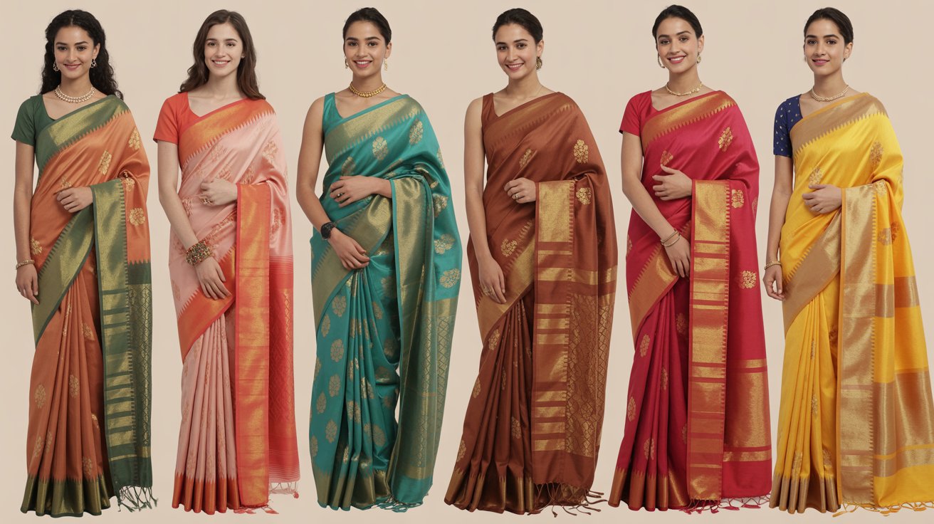 Medium Skin Tones Sarees