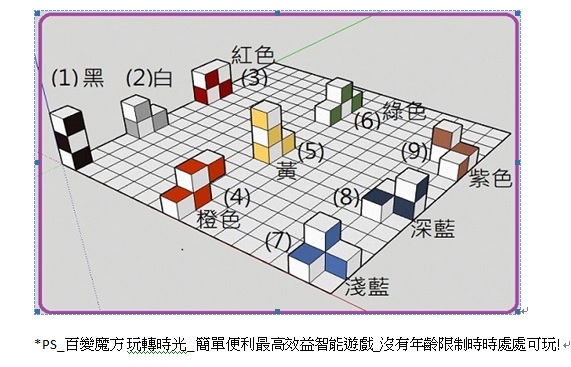 [酷酷積]新開發益智積木桌遊_百變魔方(3~99歲適合)