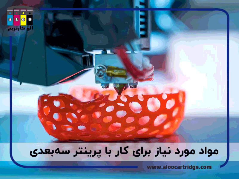 هزینه و مواد مورد نیاز برای کار با پرینتر سه‌بعدی