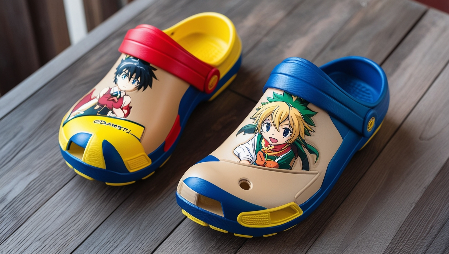 GDAMSTO Anime Cosplay Clogs with Socks Shoes Costume