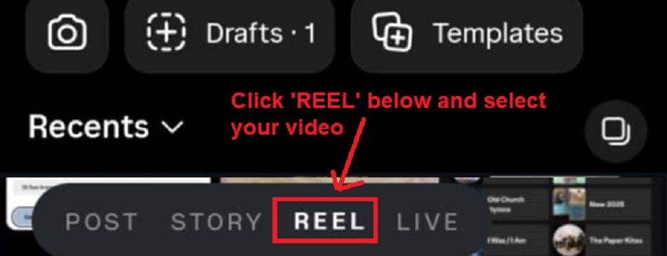 How to upload reels on Instagram