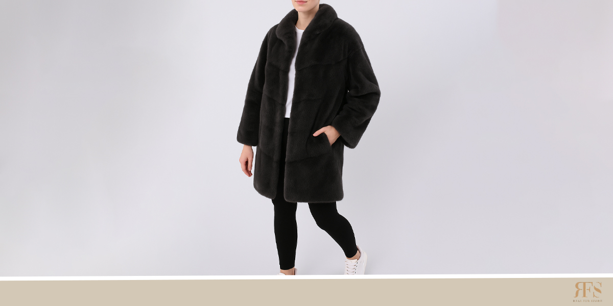 black fur coat outfit
