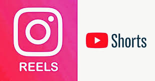 This contains an image of Instagram Reels and YouTube Shorts logo