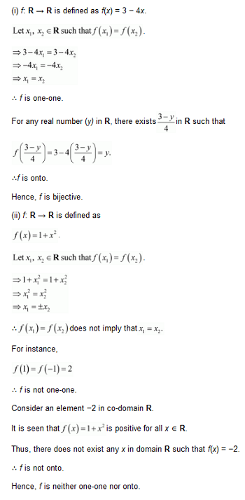 chapter 1-Relations and Functions Exercise 1.2