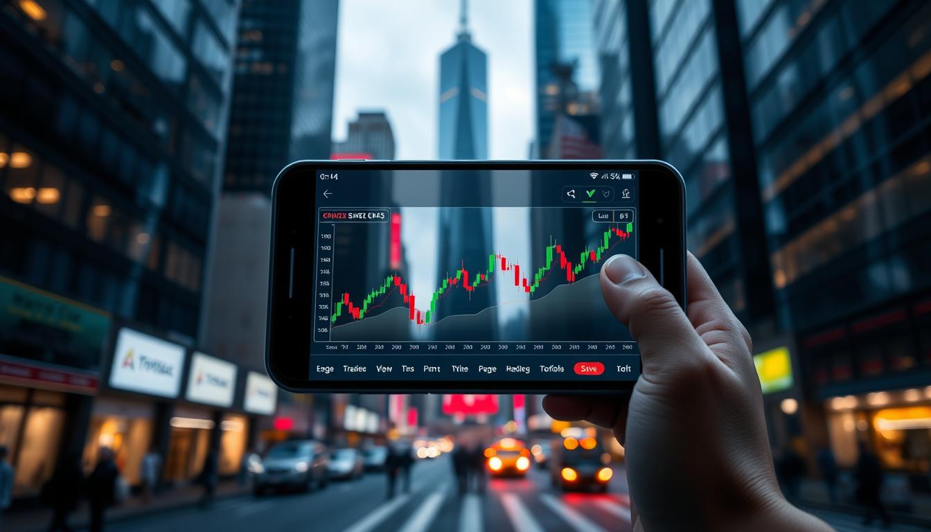 mobile trading interface