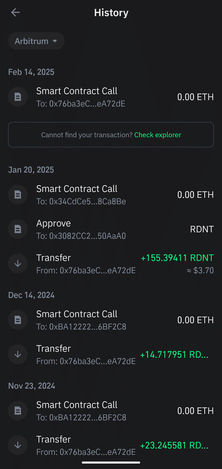 trust wallet transaction history