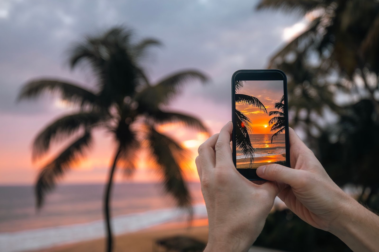 Beautiful photo of a tropical beach