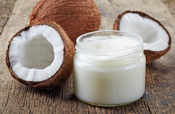 Coconut oil for sun burning skin