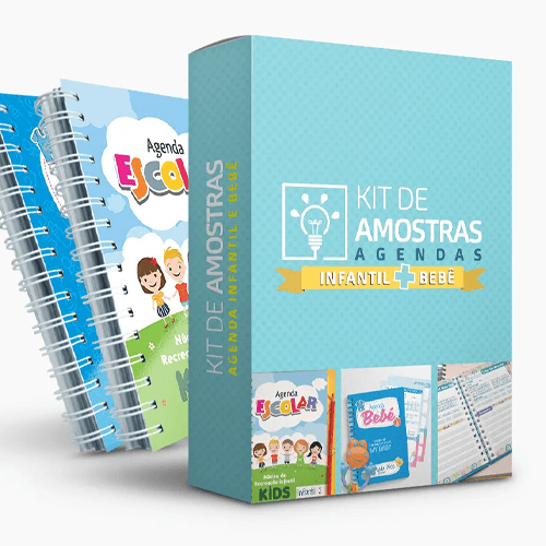 Kit de amostra agenda infantil