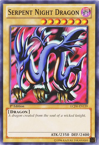 YU-GI-OH! - Serpent Night Dragon (LCJW-EN139) - Legendary Collection 4:  Joey's World - 1st Edition - Common