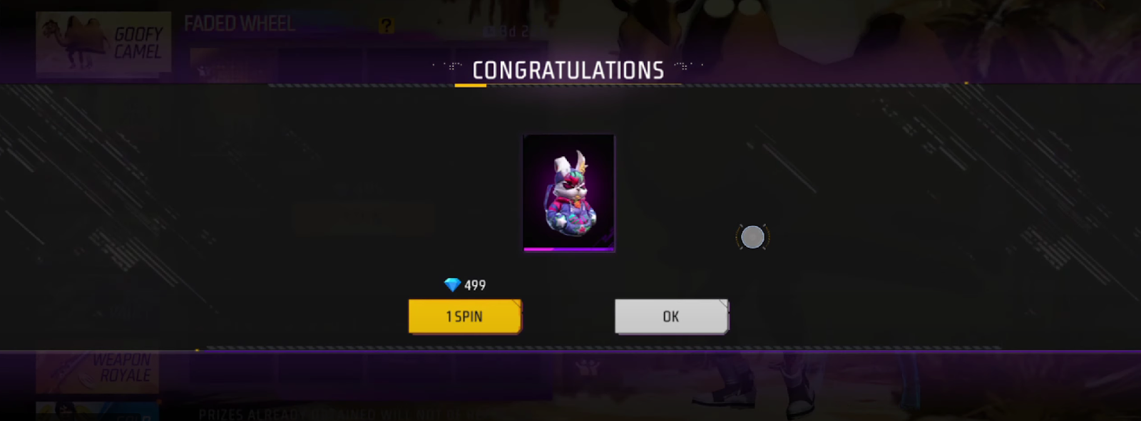 Free Fire Ramadan 2025: Unlock Goofy Camel Emote in Faded Wheel Event