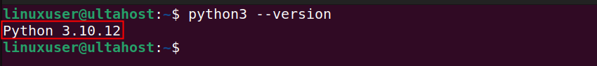 verify python installation