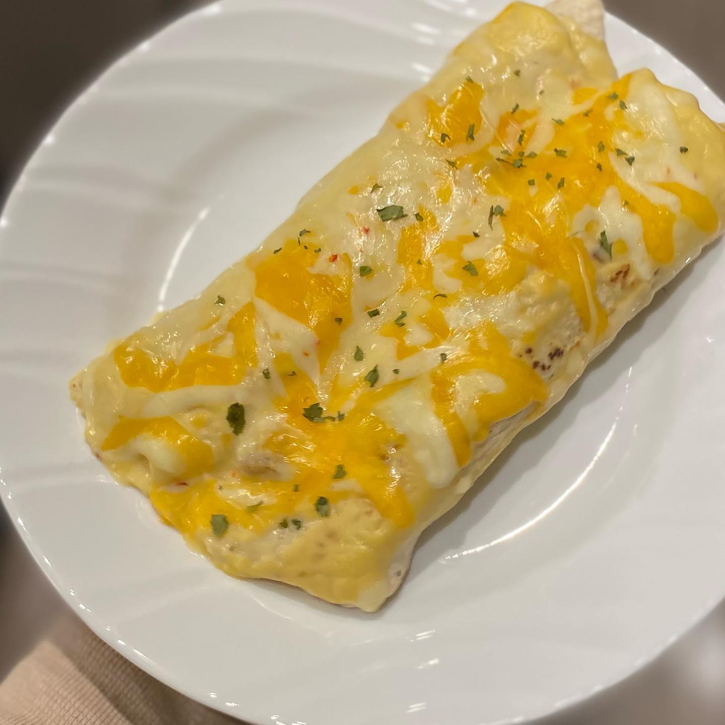 Creamy Chicken Enchiladas