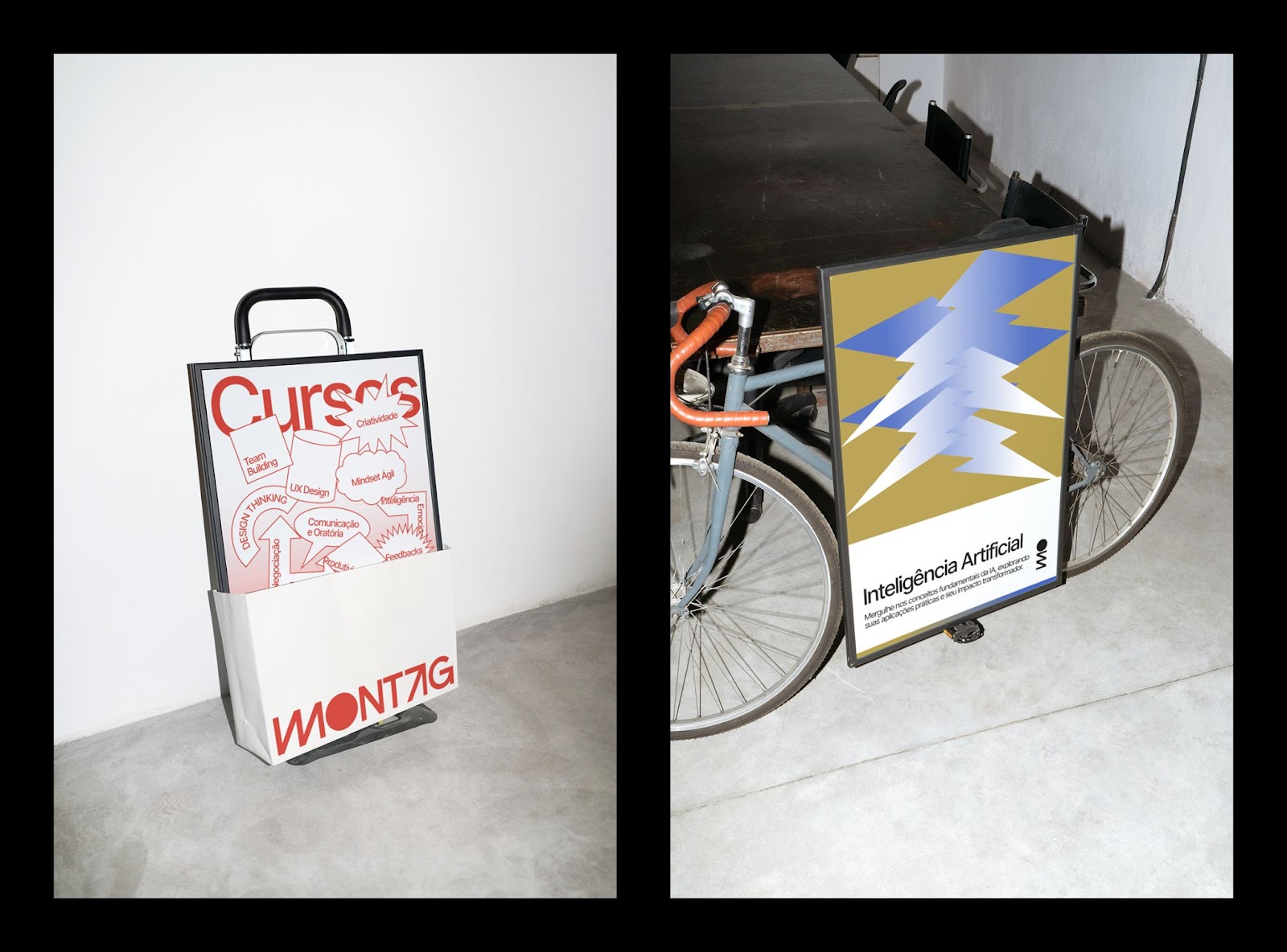 Image from the Innovative Branding for Montag School Blends Business and Learning article on Abduzeedo