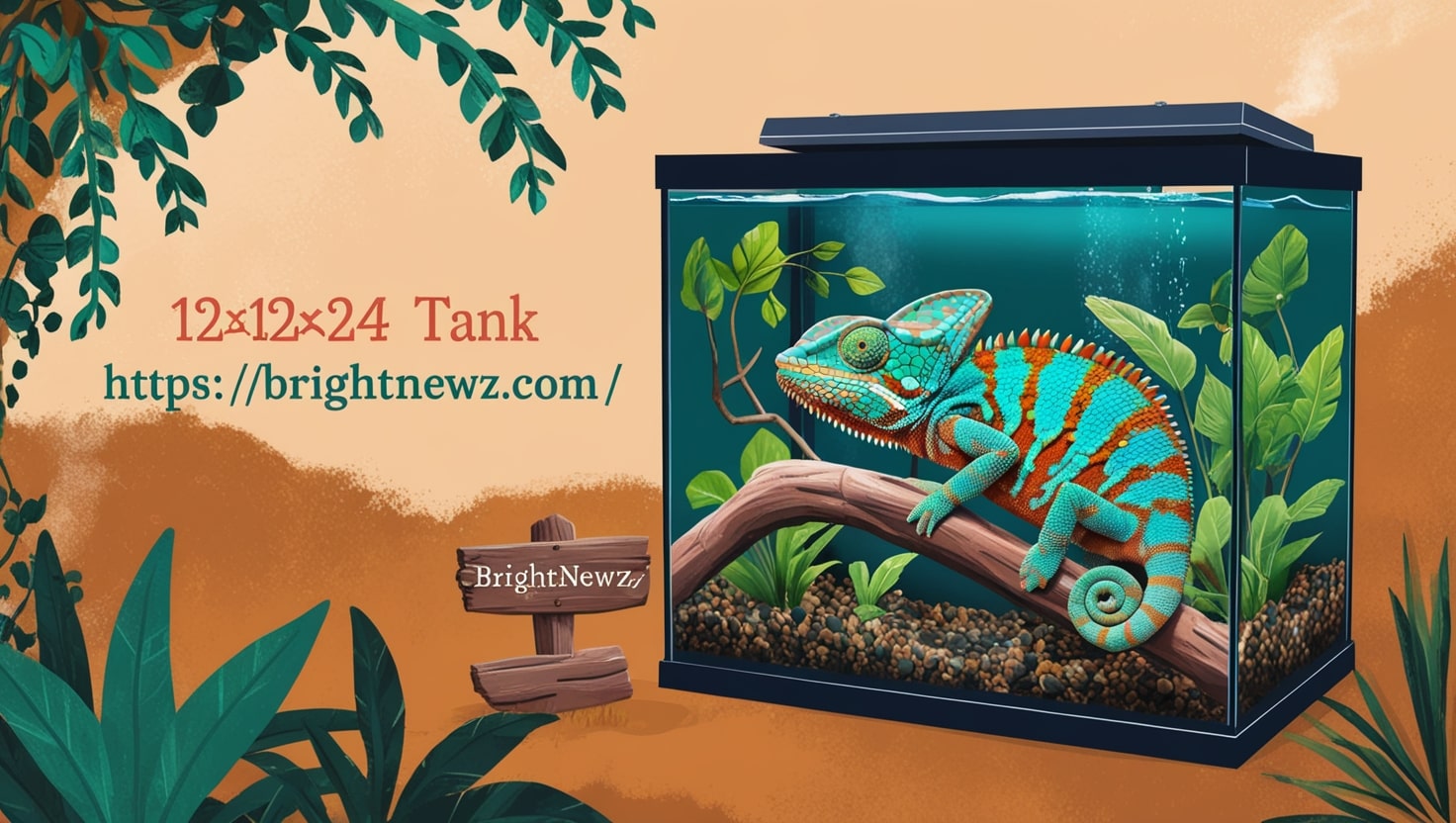 Can A Chameleon Live In 12x12x24 Tank 