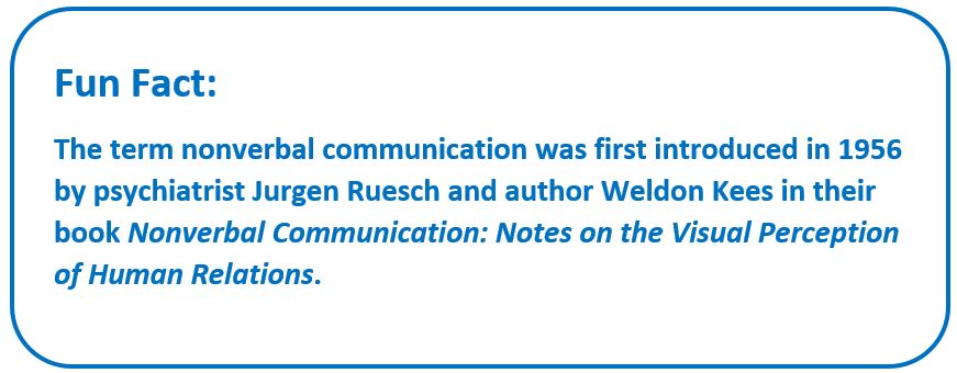 Fun Fact about Nonverbal Communication