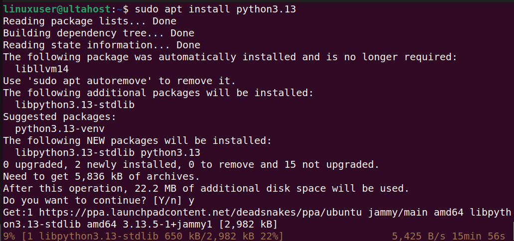 install python 3 ubuntu using ppa