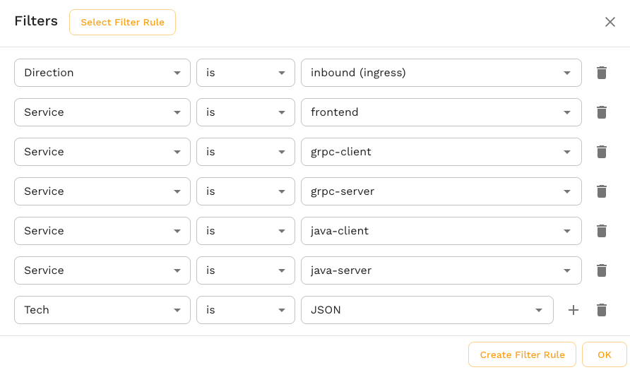 Speedscale allows you to capture and filter traffic from a variety of data sources