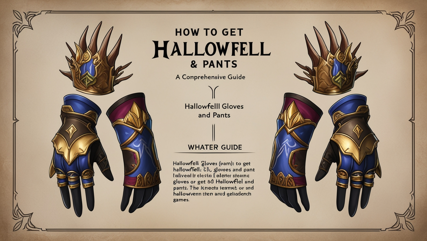 How to Get Hallowfell Gloves and Pants