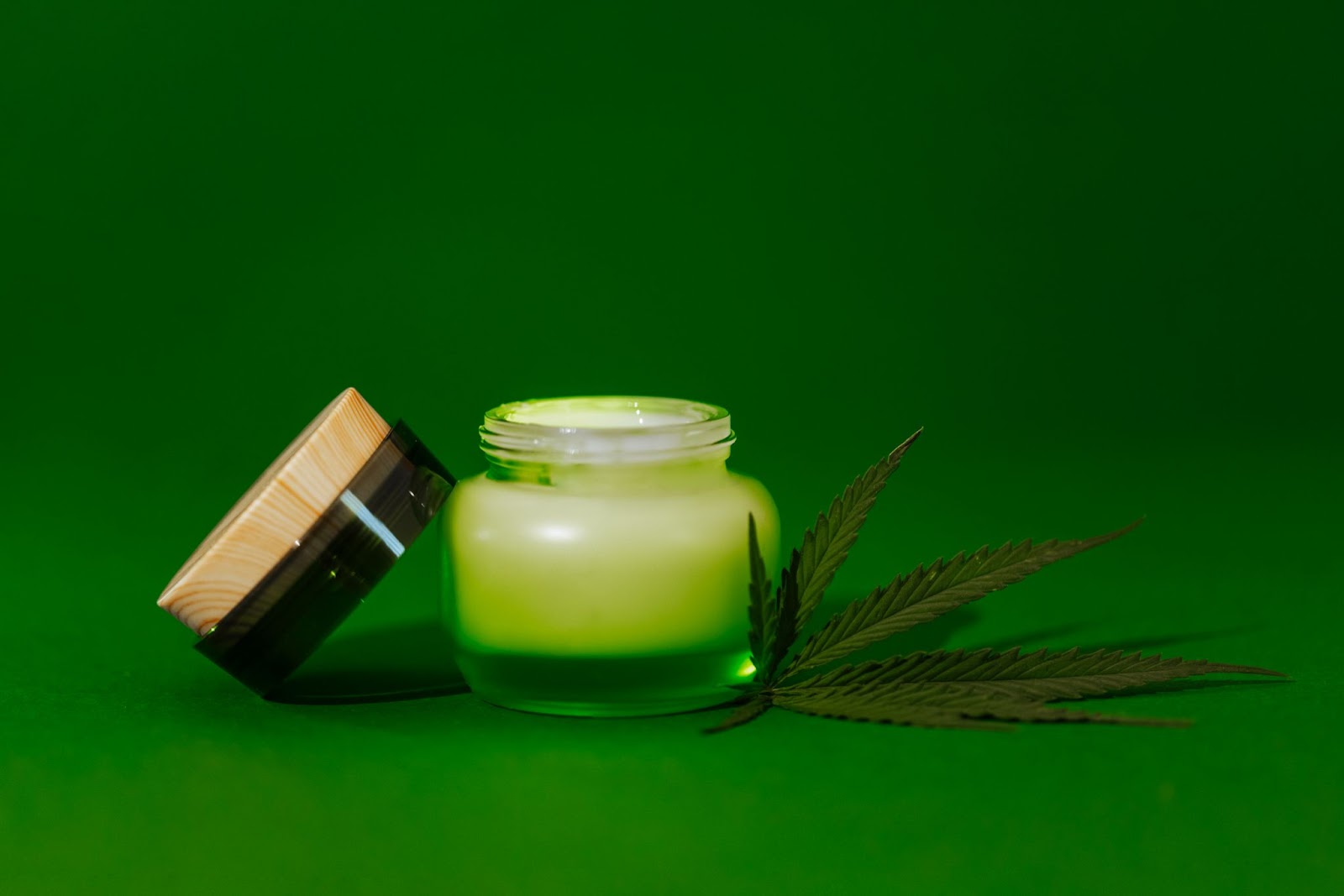 Topical CBD product in container