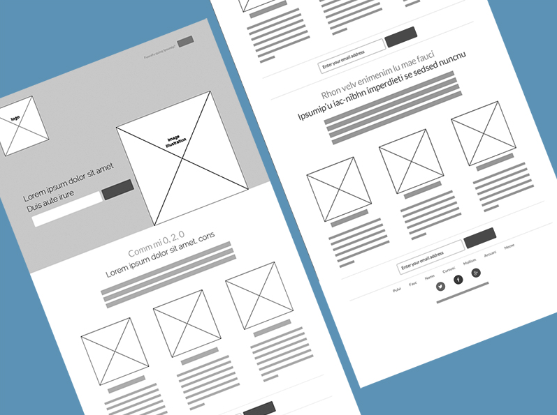 Valeria Pivovarova’s wireframe examples