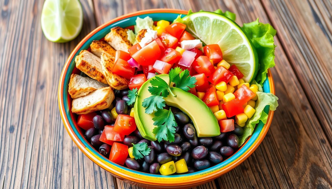 healthy taco bowl