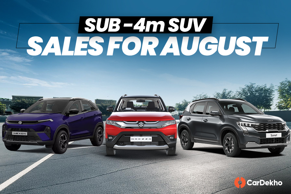 sub-4m suv sales for August