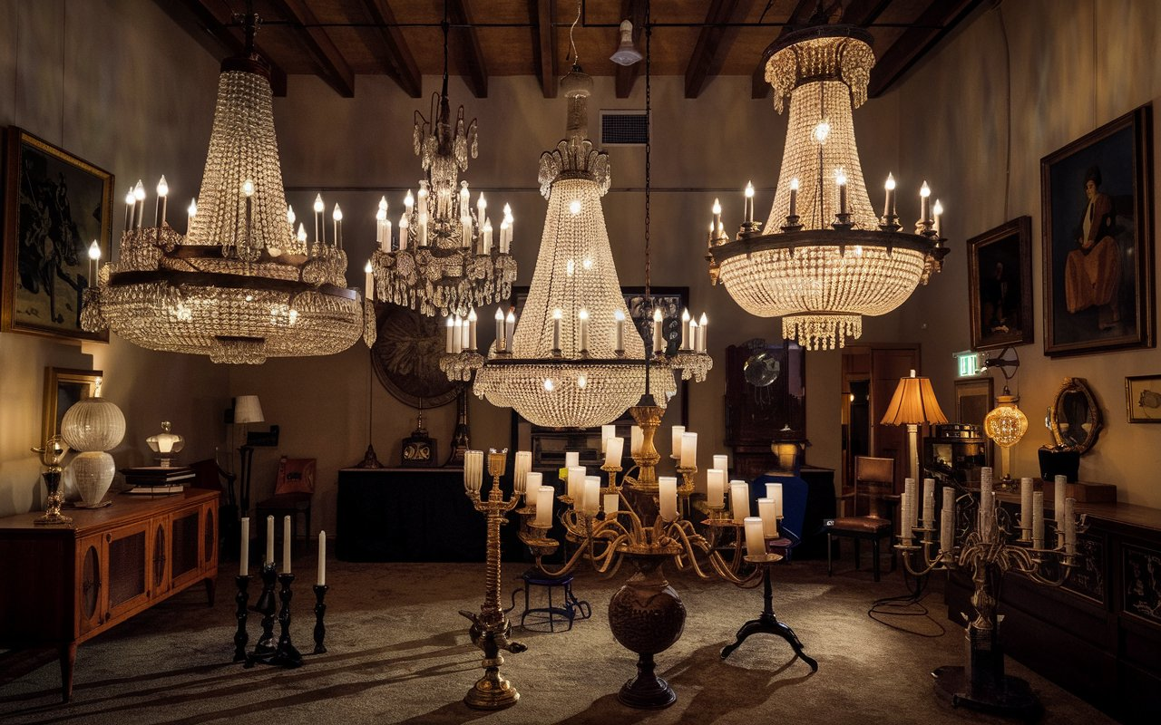 Auction Houses Specialising in Vintage Chandeliers Near 90804