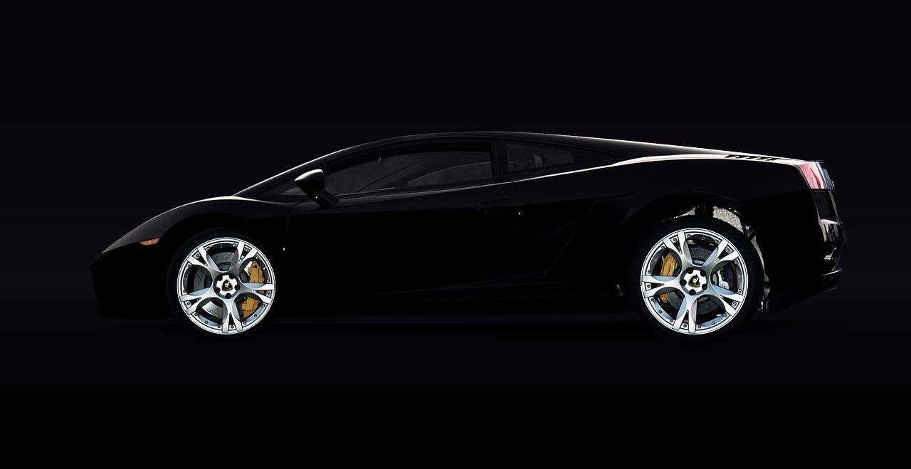 Free Black Lamborghini photo and picture