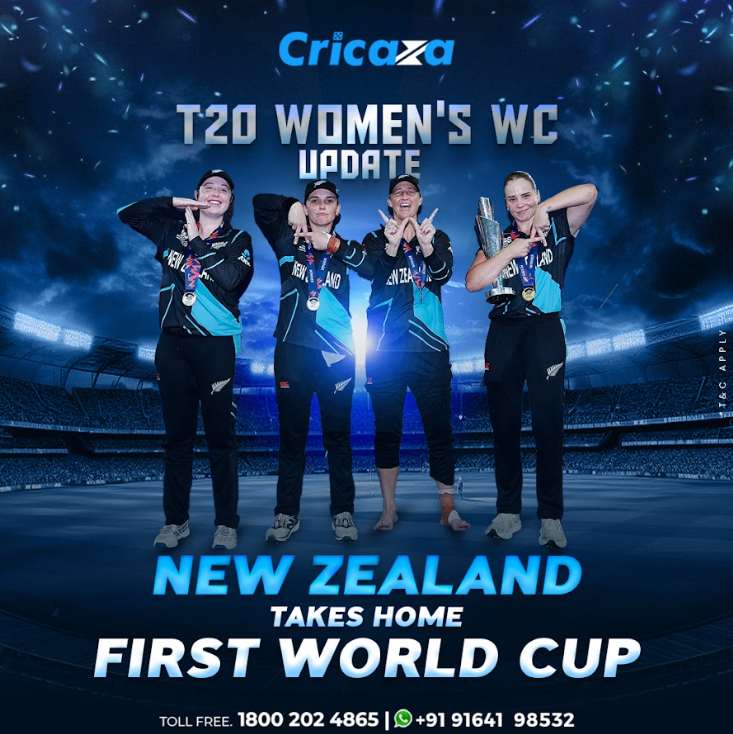 T20 Women's WC Update: New Zealand Takes Home First World Cup