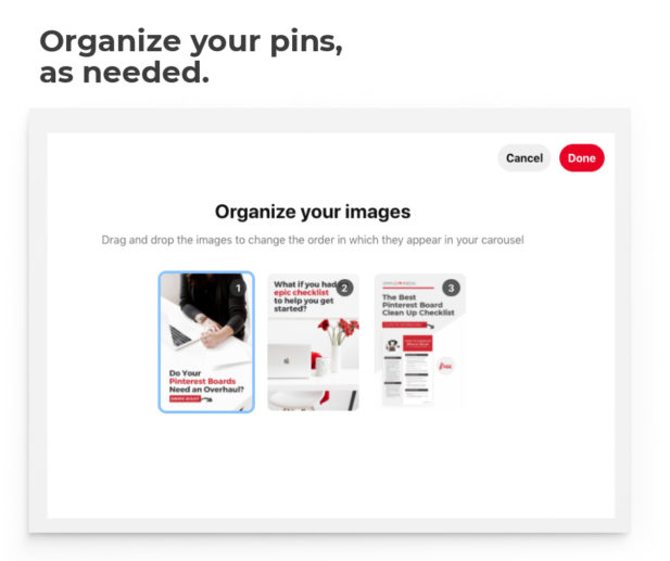 Pinterest Carousel Pins