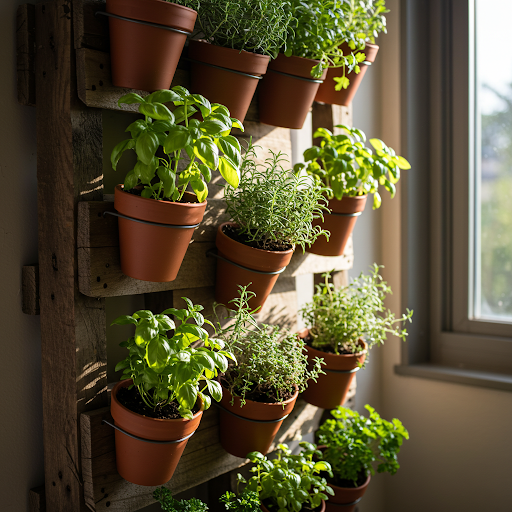 Assembling a Vertical Herb Garden: Herbs Within Reach