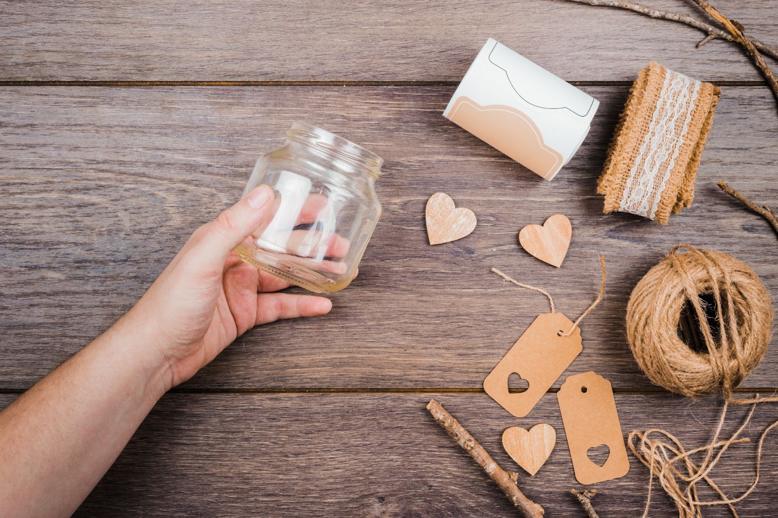 Common household items being repurposed for everyday use to reduce household waste.