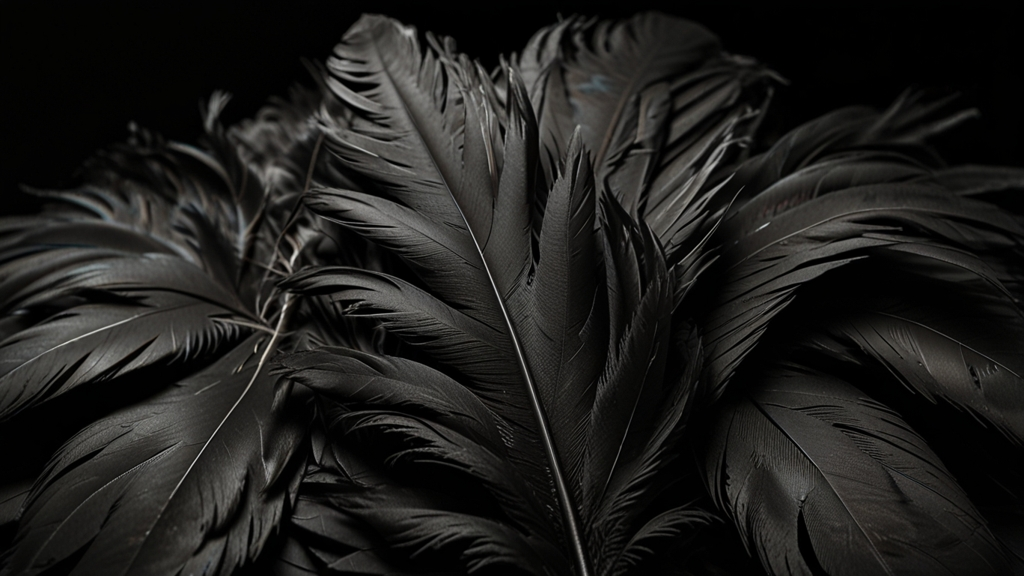 Art Noir Turkey Feather Photography Fashion