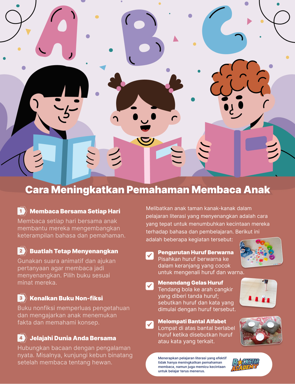 Cara Meningkatkan Kemampuan Membaca Anak