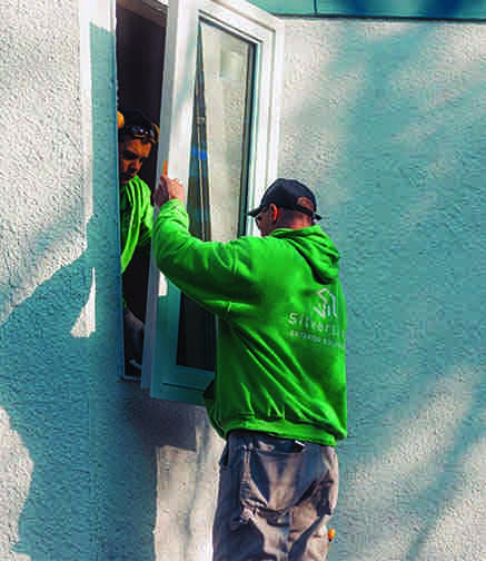 Professional window installation process