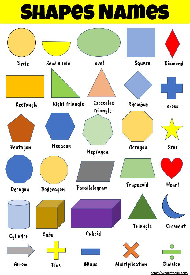 The Basic of Learning Shapes - Types of Shapes