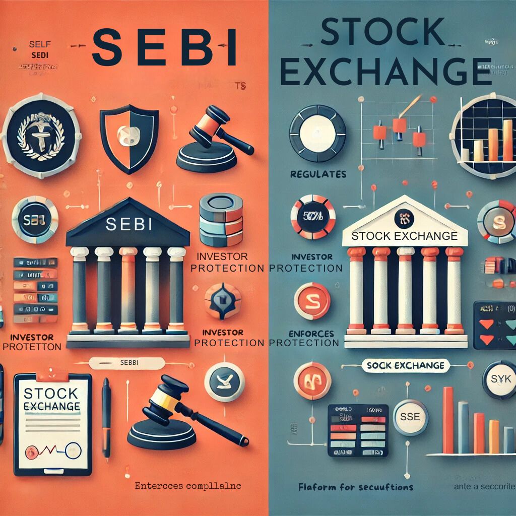 difference between sebi and stock exchange