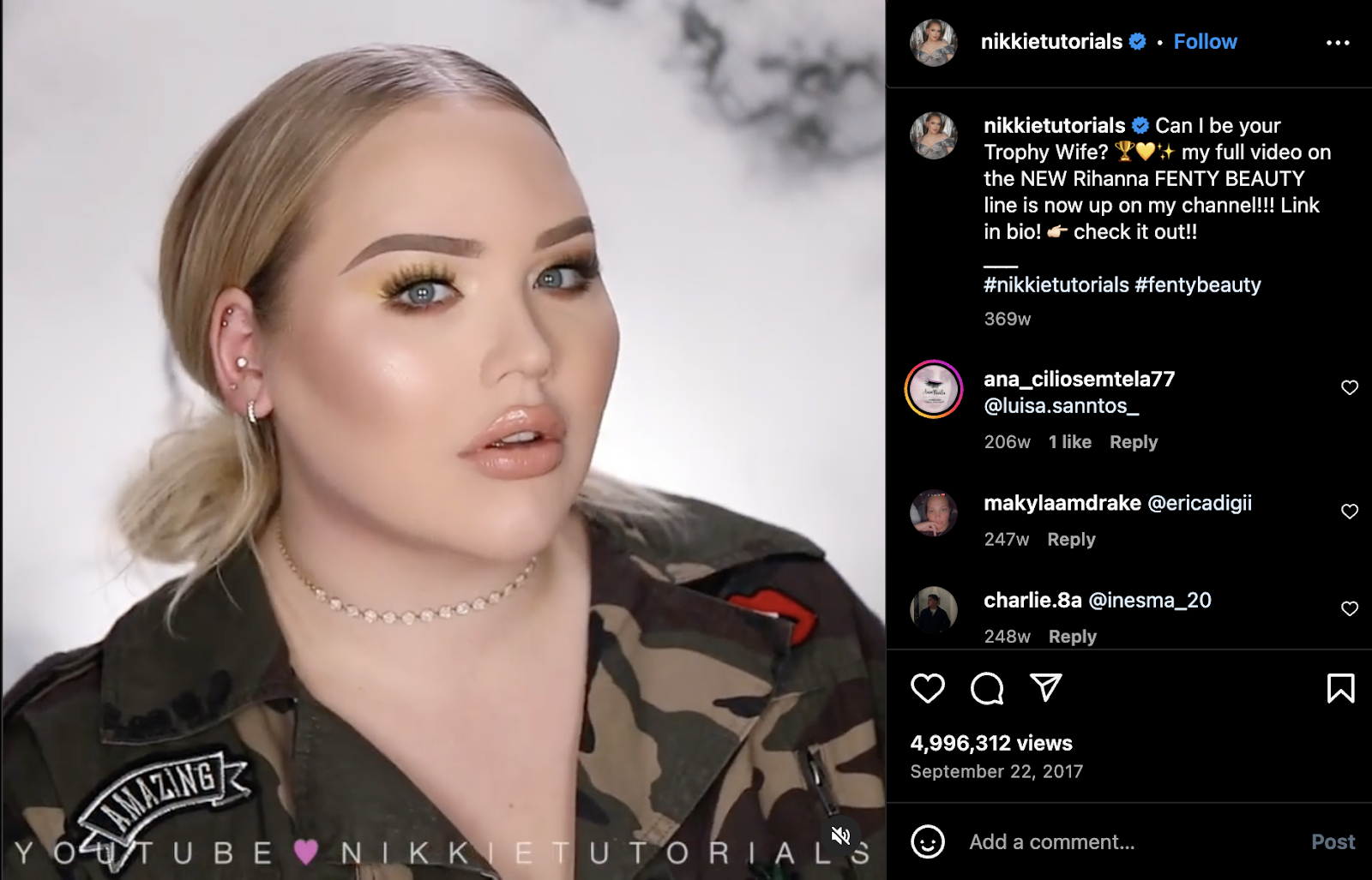 posting short versions of YouTube videos on IG is an influencer marketing trend