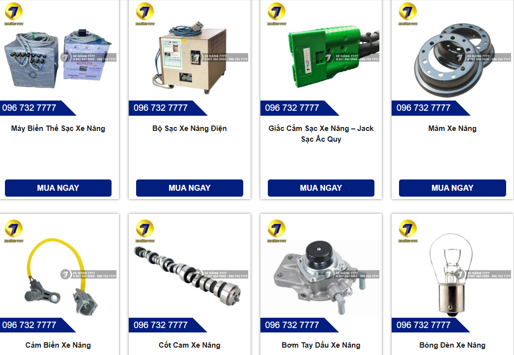 Phụ tùng xe nâng – Đảm bảo vận hành ổn định, bền lâu