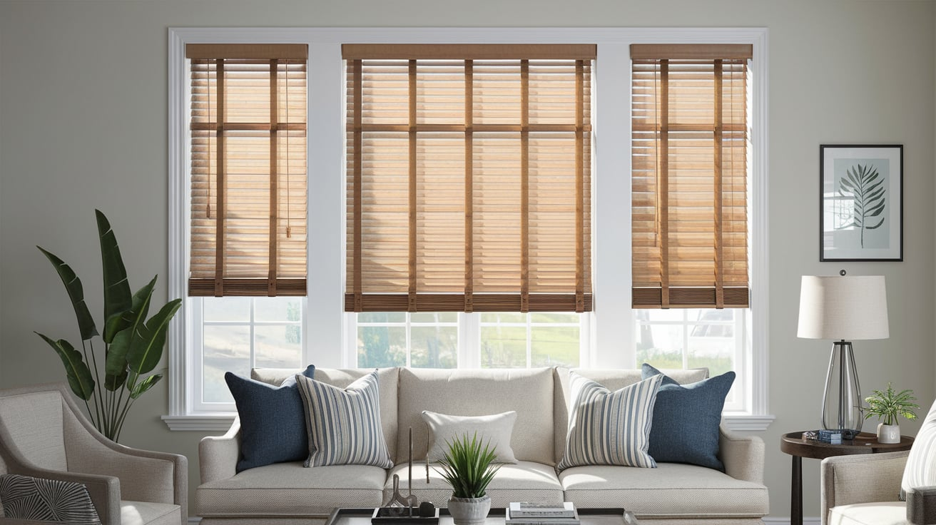 32 inch wooden blinds -faux